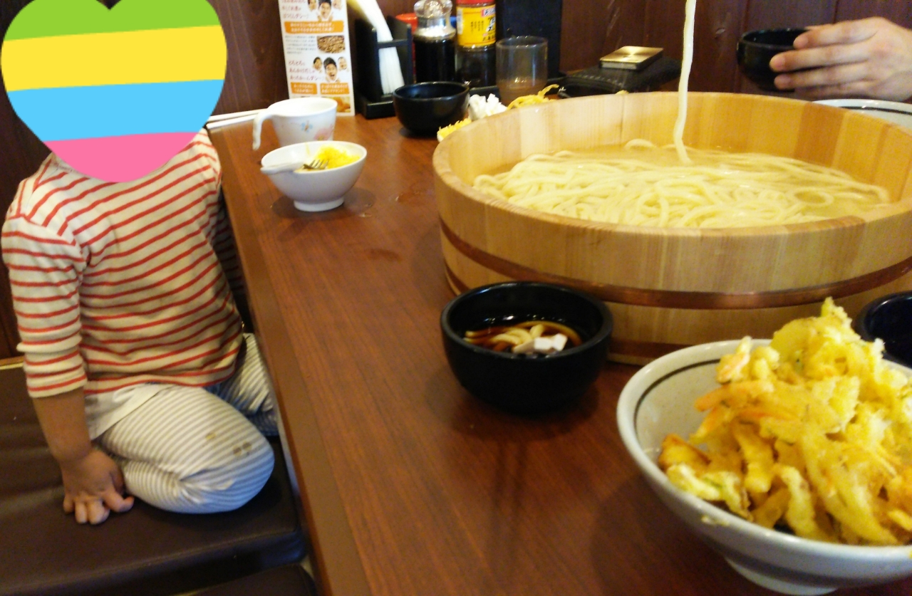 家族うどん！！！丸亀製麺(^^)(^^)(^^)(^^) 肩凝りヨガ